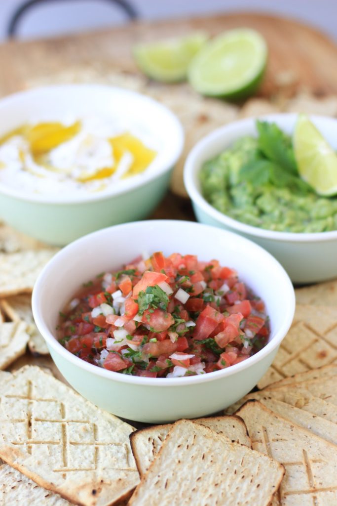 Pico De Gallo Y Guacamole Picada Saludable Not Only Salad