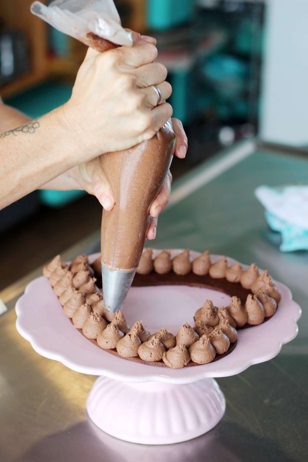 Torta de números (number cake), edición San Valentín - Not Only Salad