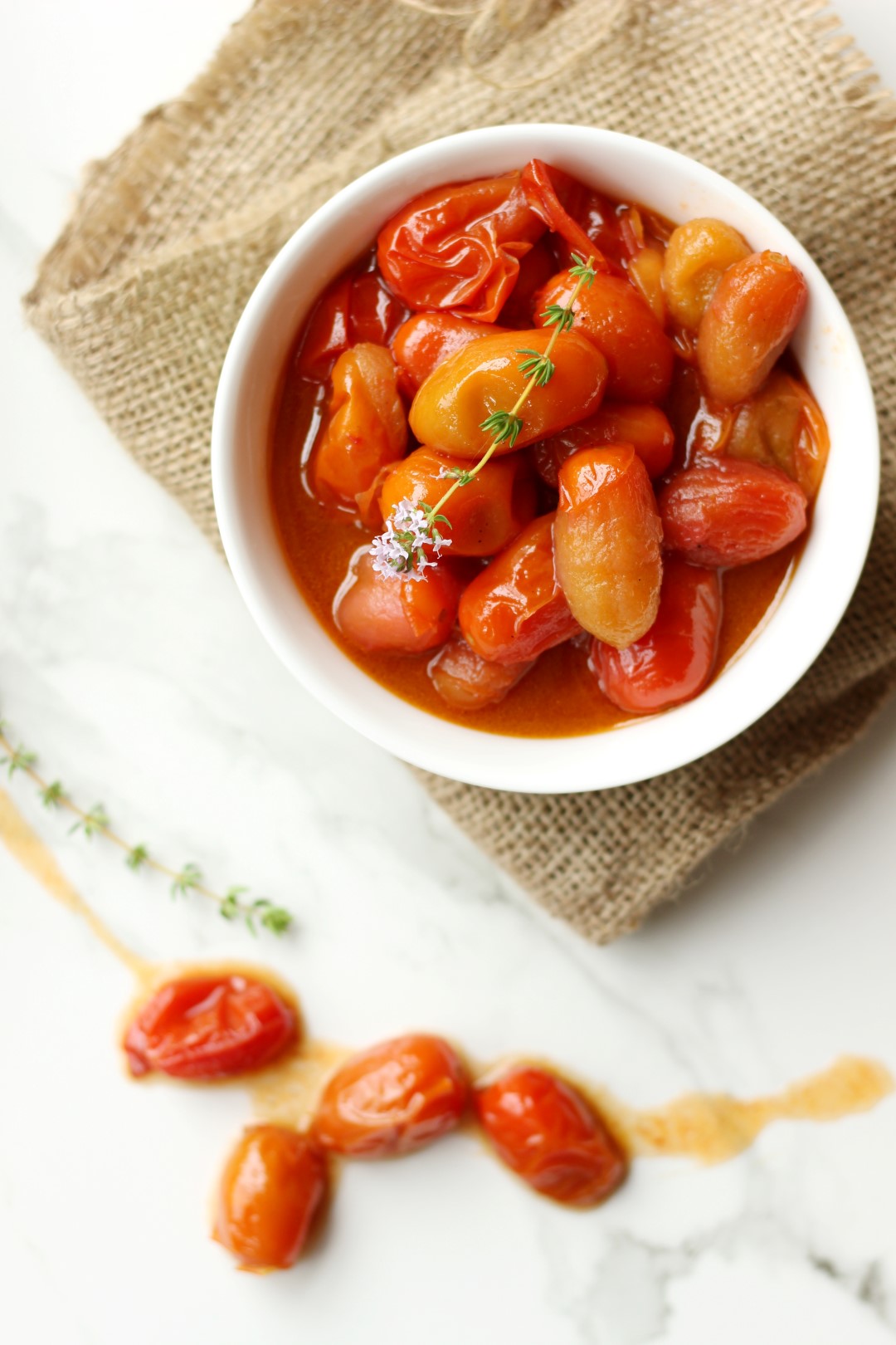tomates cherry confitados, asado, recetas de cocina, técnicas de cocina, vegetales,