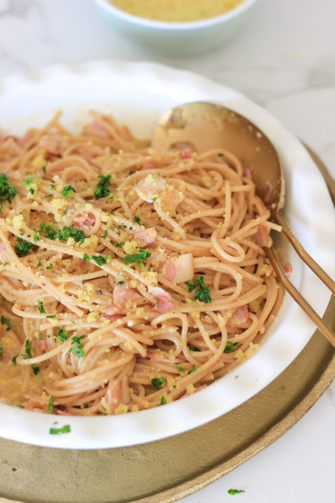 spaghetti a la carbonara, panceta cattivelli, recetas italianas, recetas de cocina, pasta, pasta casera, 